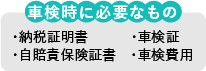 車検当日
